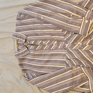 Peplum style blouse.